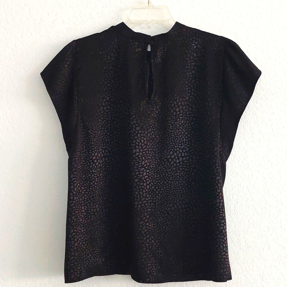 NINE WEST Elegant Black Women's blouse NWOT - Picture 2 of 9